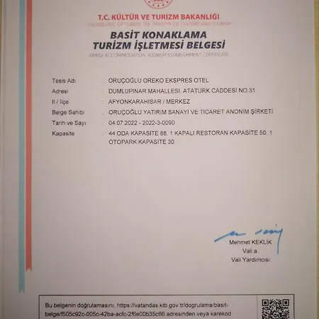 Oreko Express Afyonkarahisar
